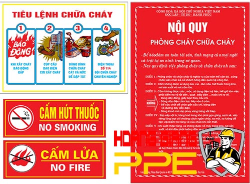 Mua bình cứu hỏa với bộ tiêu lệnh phòng cháy chữa cháy giá rẻ