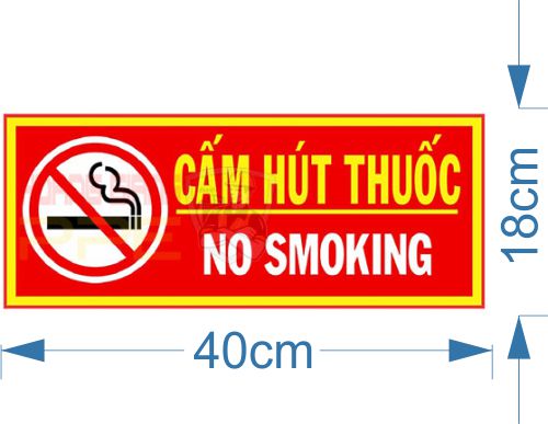 cấm hút thuốc