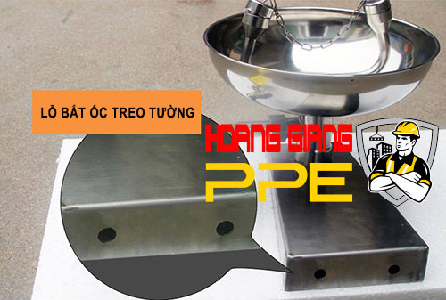 bồn rửa mắt khẩn cấp treo tường