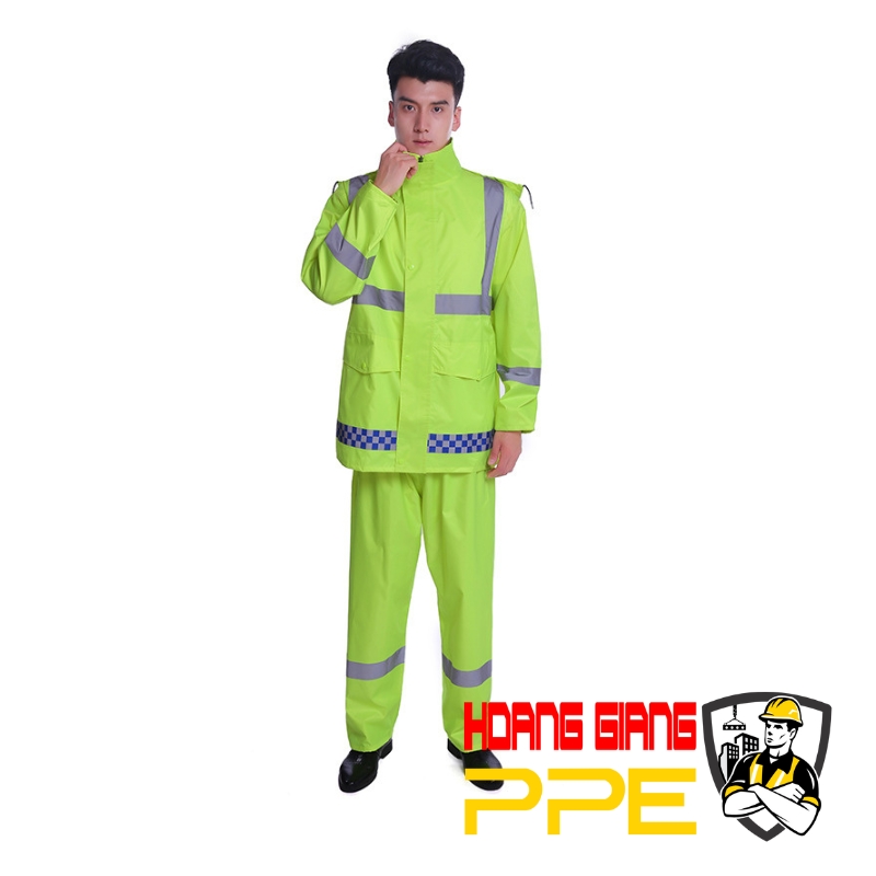 áo mưa phản quang 2 lớp