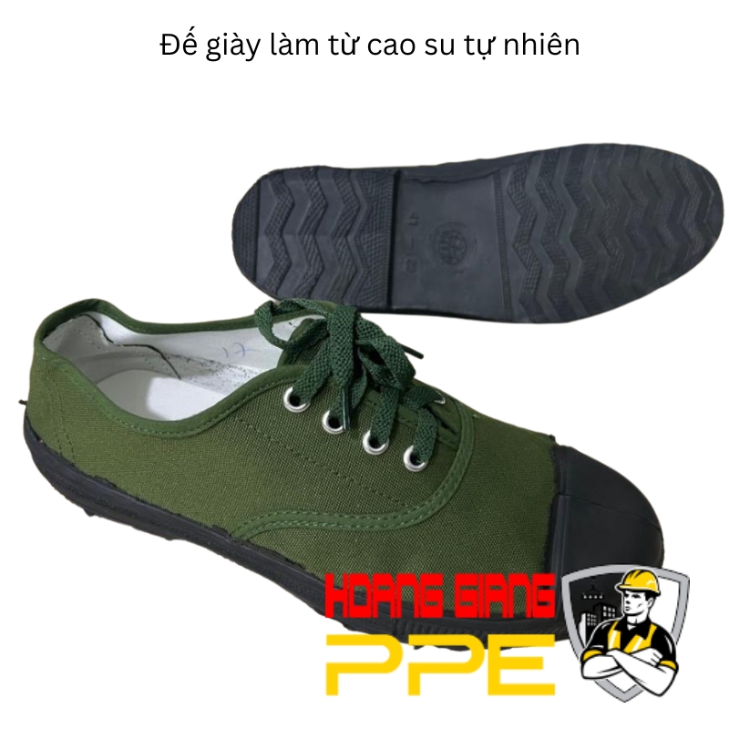 giày quân đội xanh