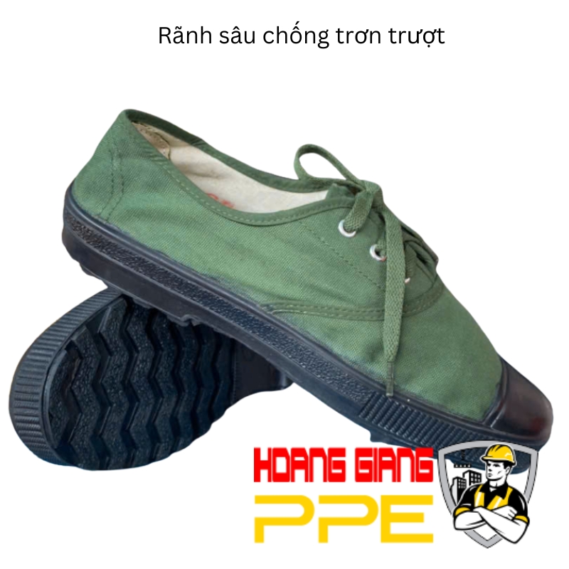 giày vải quân đội thấp cổ