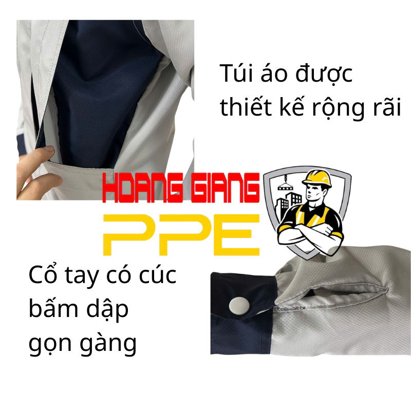 &aacute;o kho&aacute;c bảo hộ lao động