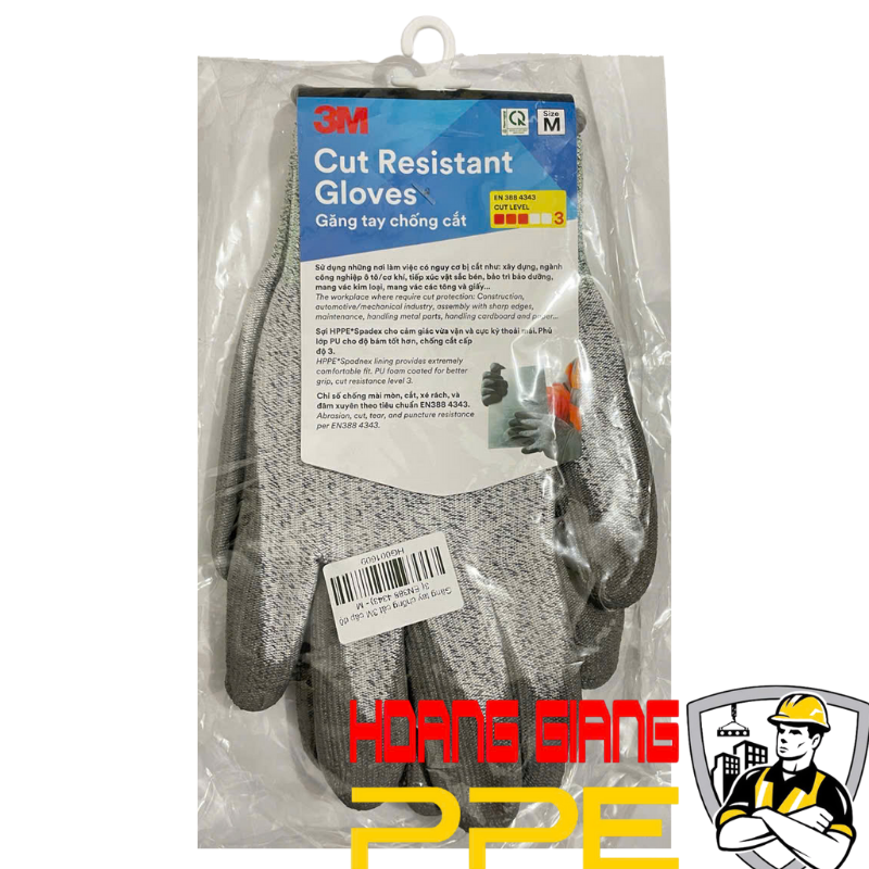 găng tay chống cắt cấp độ 3