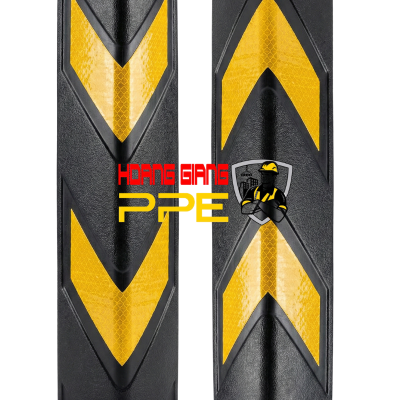 ốp g&oacute;c cột cao su phản quang