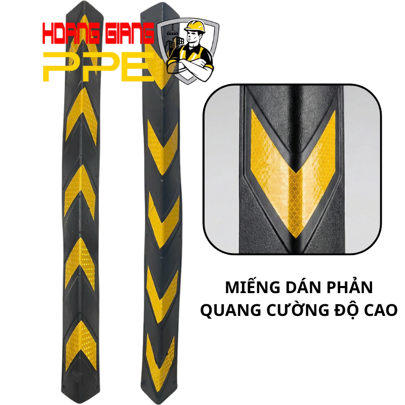 thanh ốp g&oacute;c tường cao su