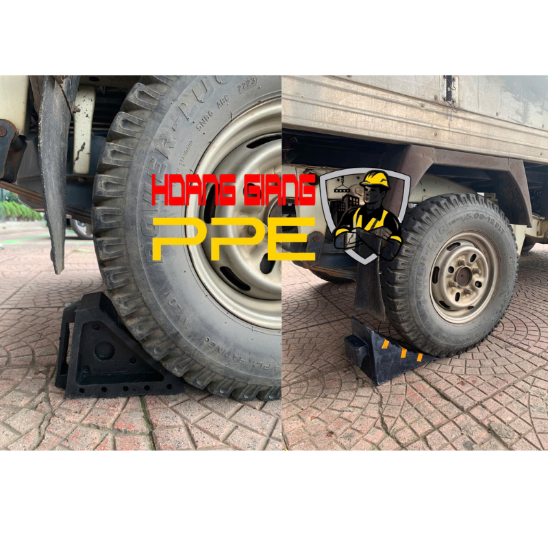 cục ch&egrave;n b&aacute;nh xe chống trơn trượt